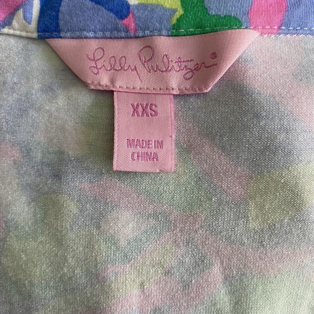 Vibrant Lilly Pulitzer Tiki Floral Wrap Romper Dress Size XXS‎ - Picture 6 of 11